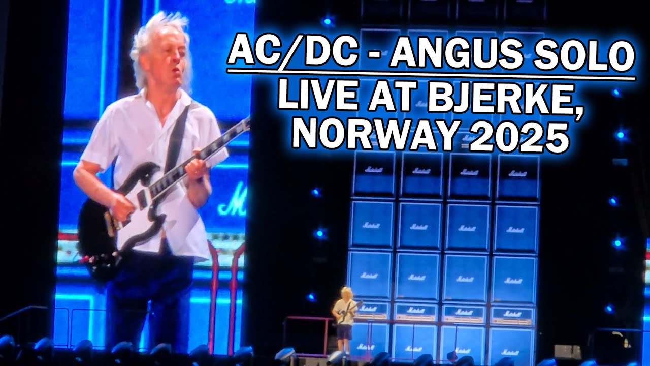 AC/DC - Angus solo (Live at Bjerke, Norway 2025)🤘🔥 - YouTube
