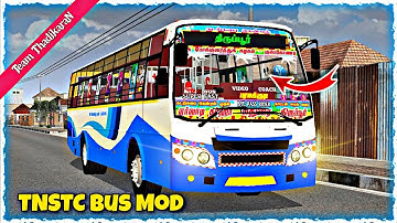 TNSTC smiley type bus mod released 😍 || TNSTC smiley bus mod livery || bussid mod review