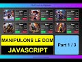 Manipulons le DOM en Javascript 1/3