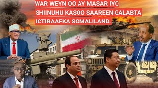 GALAB: SHIINAHA IYO MASAR AYAA WARAR CUSUB KASOO SAARAY MAANTA AQOONSIGA SOMALILAND-, IYO...
