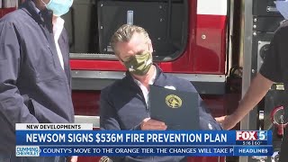 Newsom Signs $536M Fire Prevention Plan