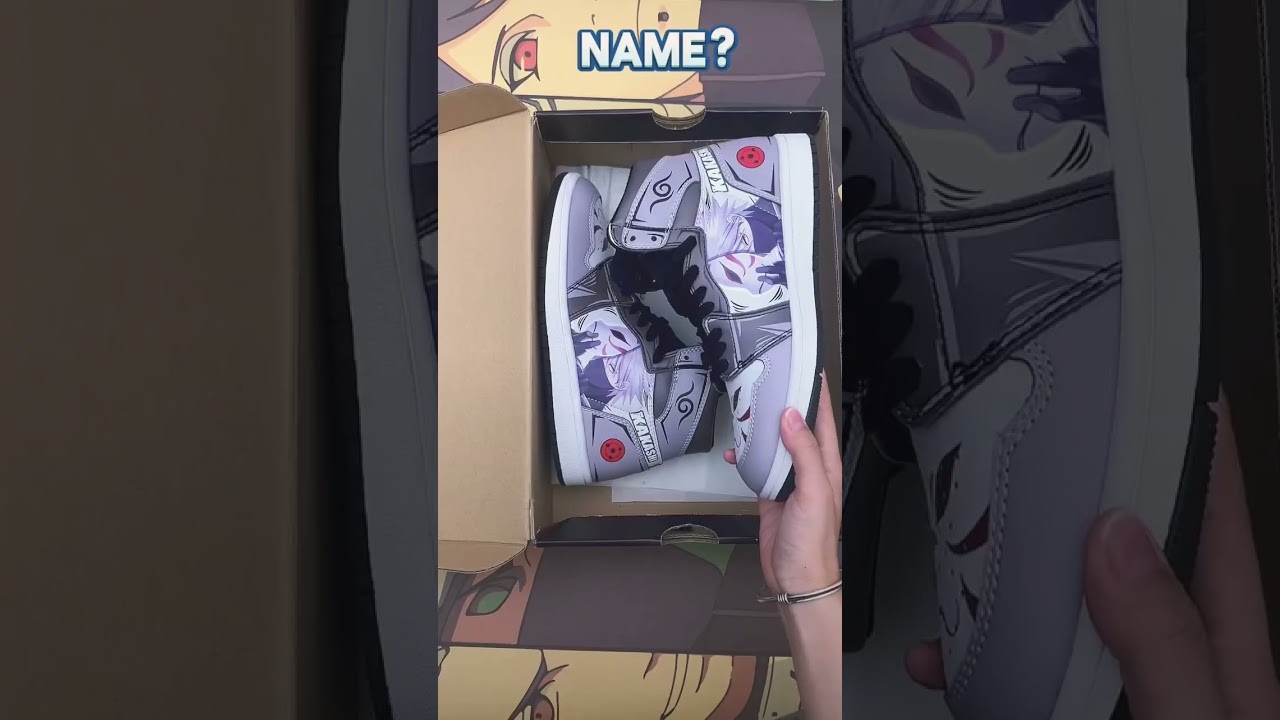 Kakashi Hatake themed shoes 