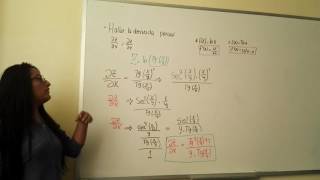 Ejercicio 32, derivadas parciales