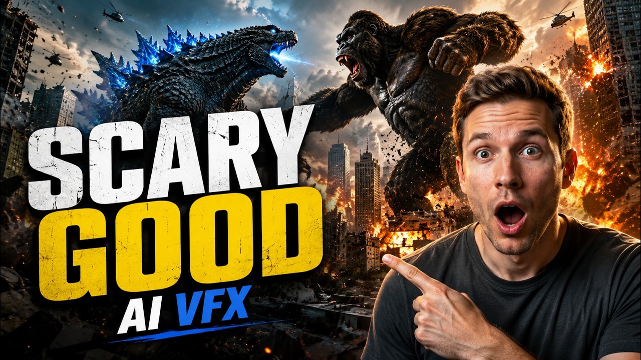 AI VFX Just Got Scary Good — Normal Footage to Cinematic VFX