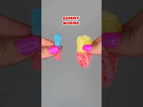 BRACES vs FREEZE DRIED HALLOWEEN CANDY SURPRISING braces candy crunchy