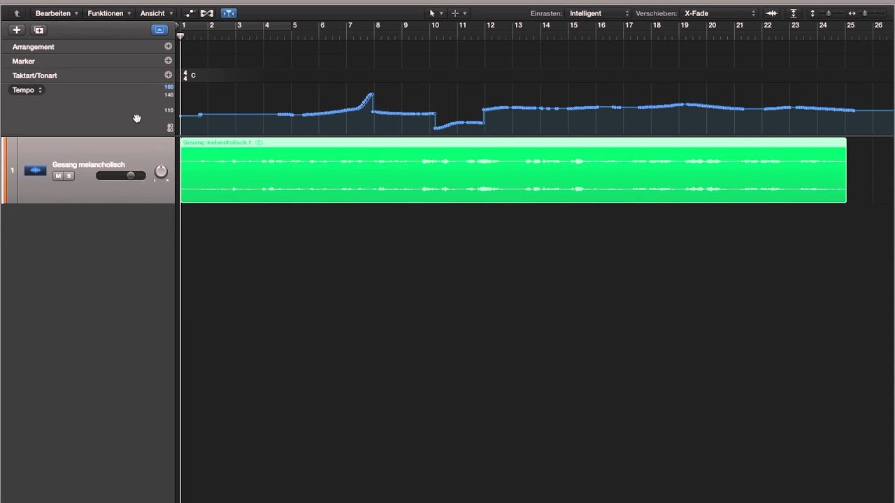 Melodyne 4  - Tempoerkennung