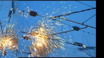 Neutral section Insulator Arcing problem #rayhaber #ArthurFlury
