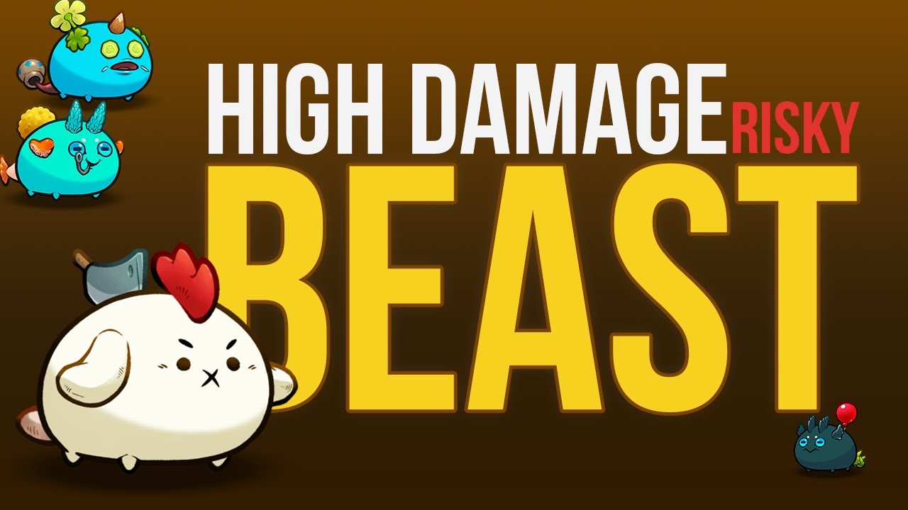 BACKLINE BEAST GOES CRAZY 😱🐾 Level 2 Risky Beast 🔪 | Axie Classic Gameplay 2025