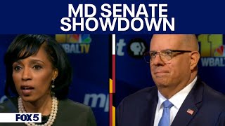 Alsobrooks, Hogan face off in Maryland Senate Debate, abortion takes center stage