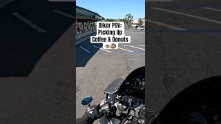 I need a real cupoholder😏 #bikelife#donuts#yamaha#coffee