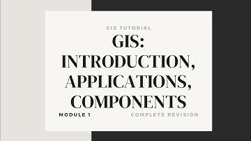 GIS module 1 complete revision in 30 min
