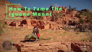 How To Tame The New Iguana Mount In Crimson Desert!