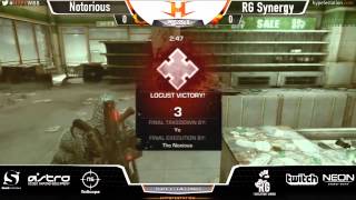 RG Synergy vs Notorious - Grand Final - Gears of War 3 - Hypefestation Winter Brawl 8