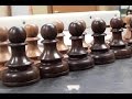 Woodturning a Chess Set Pawn in 3 Minutes Woodturning a Chess Set Pawn in 3 Minutes