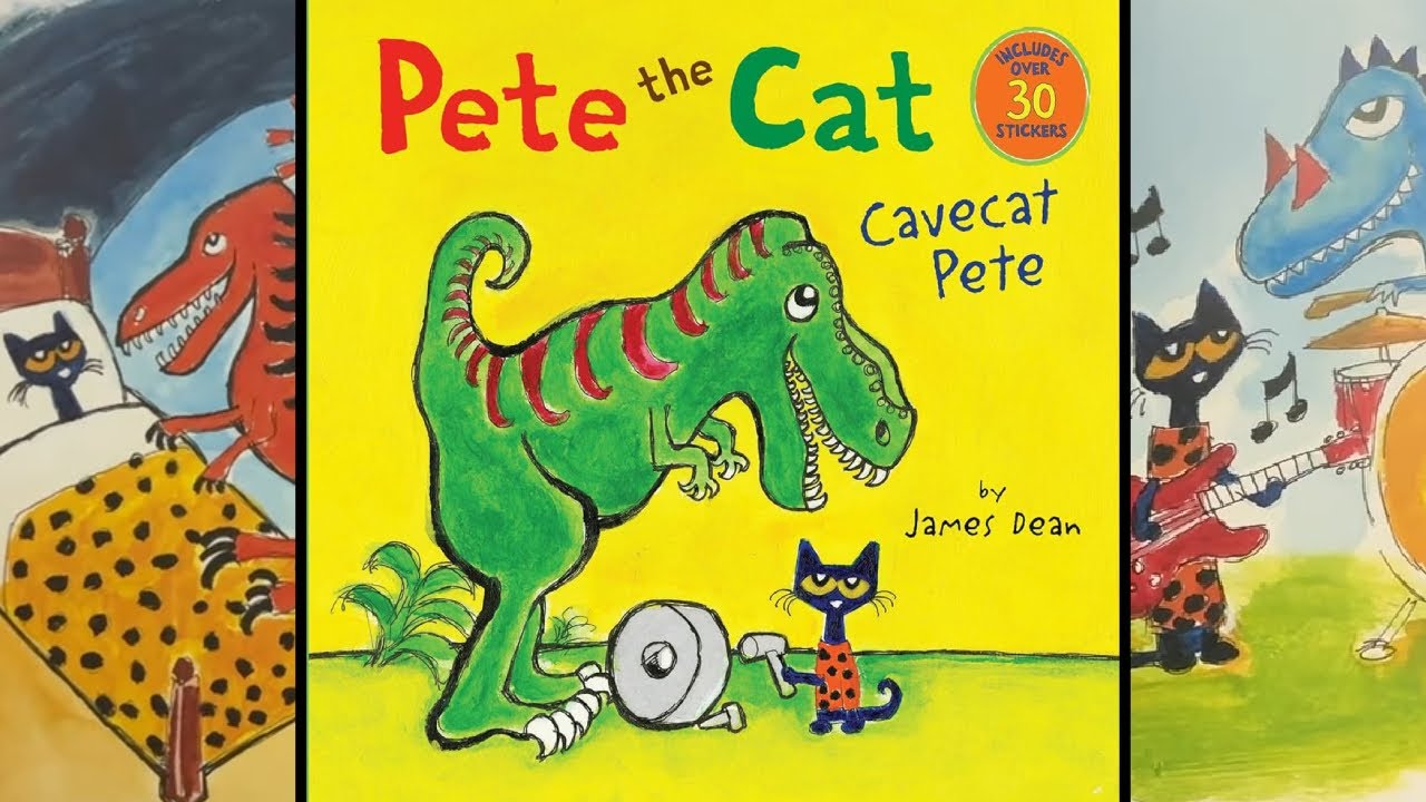 🐈‍⬛ PETE THE CAT READ ALOUD - Cavecat Pete - YouTube