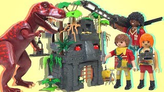 【Playmobil】The Explorers T-Rex&#39;s base camp 9429