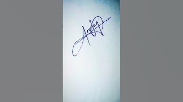 Arjun name Signature #handwriting #calligraphy #shortsfeed #shortsvideo #viral #artist #youtube