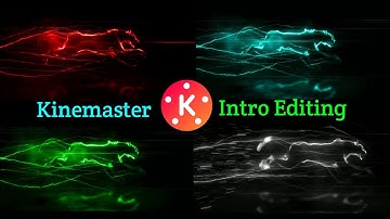 How To Make Running Panther Logo Reveal Animation intro in kinemaster in hindi |  How to make intro