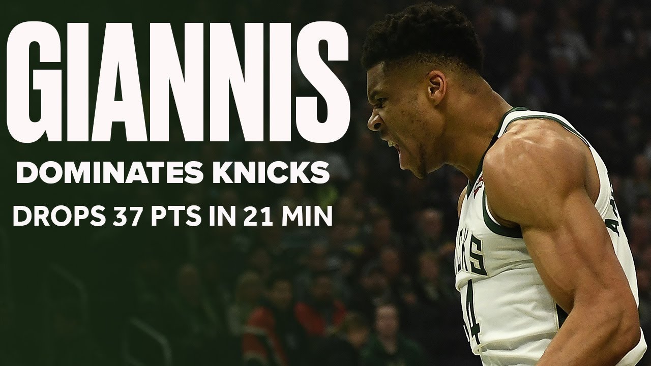 Giannis Antetokounmpo Dismantles Knicks With 37 PTS In 21 Minutes