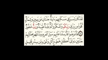 سورة سبأ ١٥الى١٦ #المصحف #سورةالكوثر #اكسبلور #سورةالاخلاص #لايك #الرحمن #سورةالفاتحة #ترند