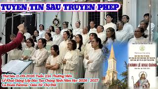 Full (FT) Bộ Lễ Thứ Sáu 11-09-2026 Lễ Khai Giảng Lớp Đào Tạo Chủng Sinh Năm Học 2026 - 2027 Update