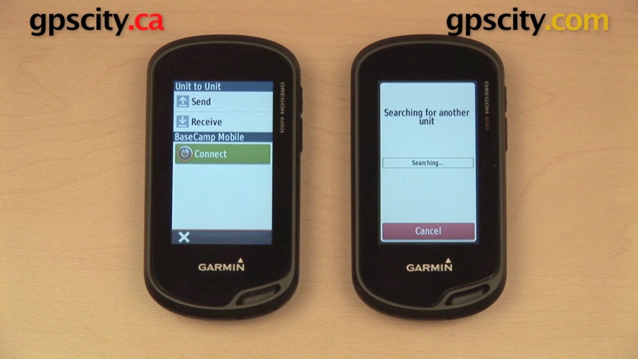 Wireless Transfer Comparison: Garmin 600 Series vs. 450 and Montana - YouTube