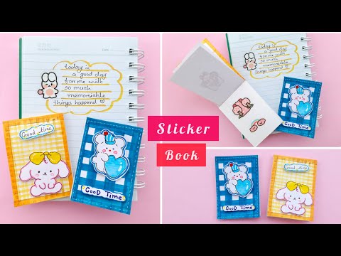 Super Fun & Easy DIY Sticker Book Tutorial! 