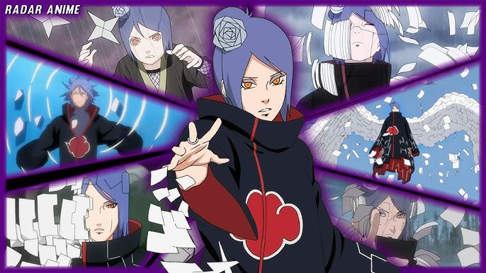 Naruto Online - Yahiko foi um Shinobi da Aldeia Oculta da Chuva e fundador  original da Akatsuki. Konan também ajudou a fundar Akatsuki e foi seu único  membro mulher. Curiosidades sobre Yahiko