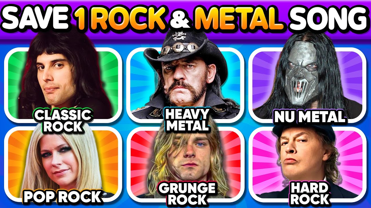 Save ONE Rock and Metal Song🔥All Different Genres | Beats Quiz