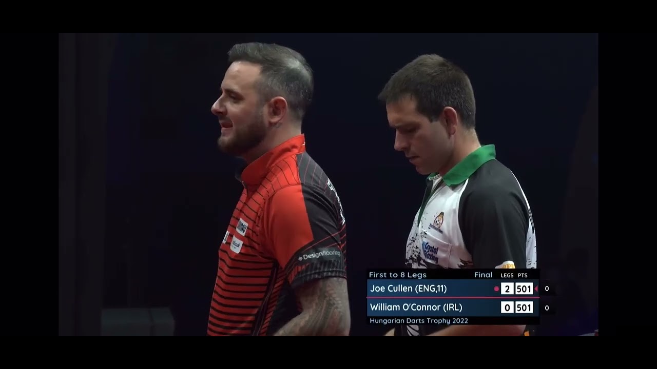 Joe Cullen vs William O’Connor 2022 PDC Hungarian Darts Trophy The Final YouTube