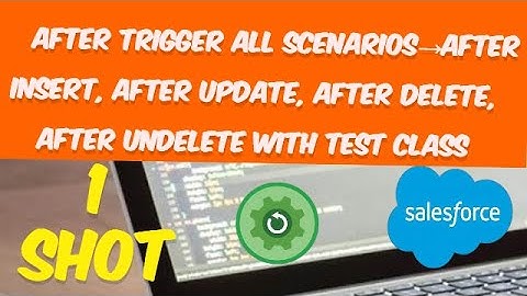 How to write test class in salesforce | Apex Test Classes #apexTestClass #afterinsert #afterupdate