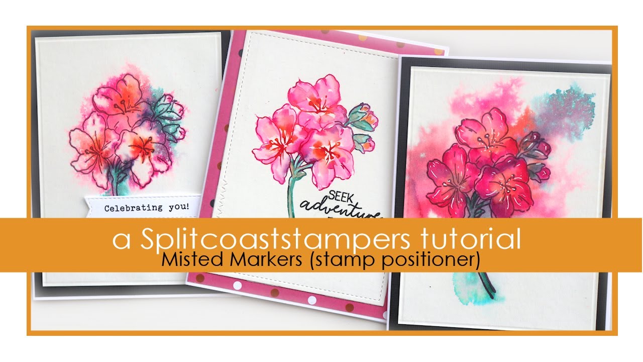 Misting with Alcohol Markers Tutorial - Splitcoaststampers