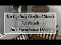 Trash to Treasure Flipping Thrifted Stools to Fit into Farmhouse Decor to Resell