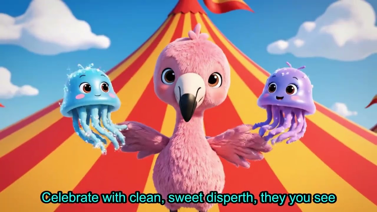 Baby Deer Celebrating Birthday, Jolly English Melodies, EngliKids Music