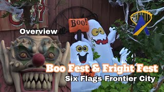 Boo Fest and Fright Fest Overview from Six Flags Frontier City