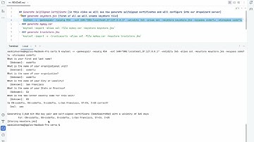 Generate self signed certificate using java keytool