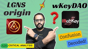 🚨Origin LGNS vs Web Key DAO ...Shocking Truth Revealed 😯 MUST WATCH ✅ wkeyDAO SCAM ??