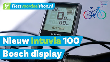 This is how the Bosch Intuvia 100 display works