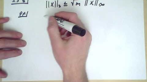 Scientific Computing 09 (addendum) -- Comparing Norms