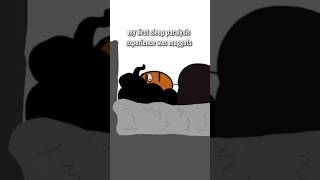my first sleep paralysis experience #sleepparalysis #animation