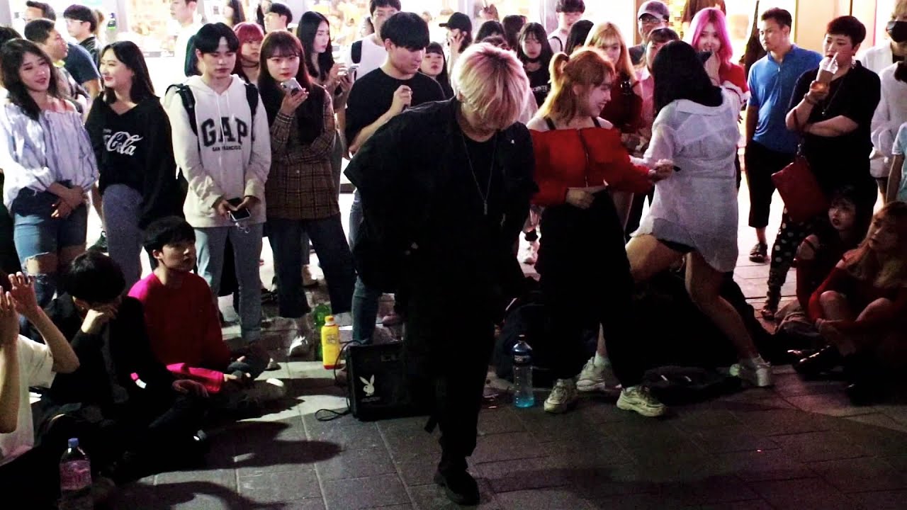 혼성댄스팀 에너자이주Energyju- 노크(Knock)@ 홍대 Busking  [fancam/A.C.E.Lee 6K] (서울.2019.06.08)