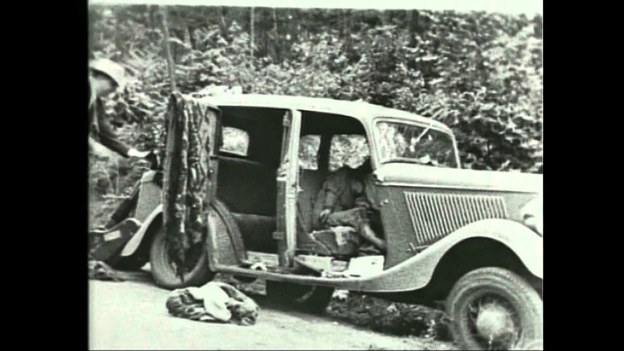 bonnie and clyde death scene video