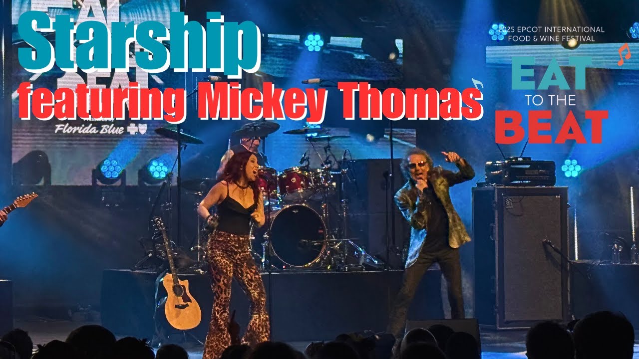 🎤 Starship Starring Mickey Thomas LIVE at EPCOT | Eat to the Beat ...