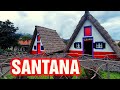 традиционные домики Сантана| красивая дорога Мадейра