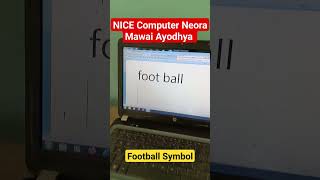 Ms Word Footlbaal Symbol Tips and Tricks l trending shorts reel word computergyan symbol virl