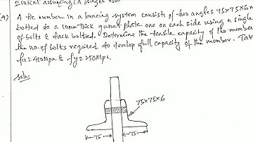 Design of tension Part 6