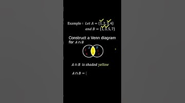 Intersection of Sets Example 2 #shorts #youtubeshorts