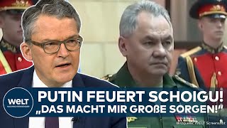 RUSSLAND: Wladimir Putin entlässt Sergej Schoigu! Was bedeutet das für den Krieg in der Ukraine?