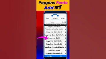pixellab me Poppins Fonts add kare|| Download in Poppins fonts|| #shorts #youtubeshorts #shortvideo