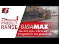 Faymonville gigamax  low bed semitrailer with axles integrated in the gooseneck